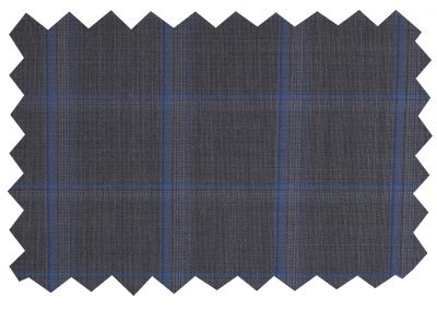 Patterned pure wool suiting fabric (704 series) swatch 704001, Lucky & Oscar Bangkok