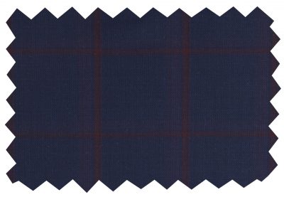 Patterned pure wool suiting fabric (704 series) swatch 704002, Lucky & Oscar Bangkok