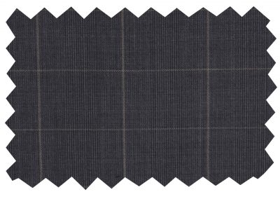 Patterned pure wool suiting fabric (704 series) swatch 704040, Lucky & Oscar Bangkok