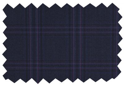 Patterned pure wool suiting fabric (704 series) swatch 704053, Lucky & Oscar Bangkok