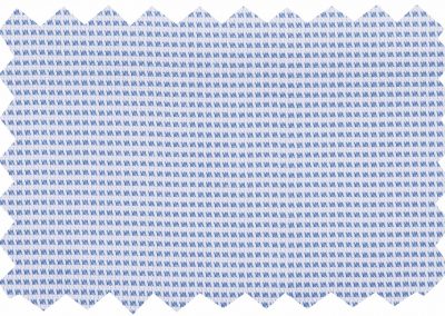Canvas 16 M. Blue fabric swatch, Lucky & Oscar Tailor Bangkok