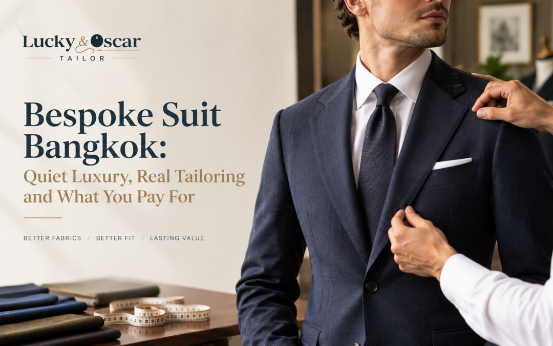 Bespoke Suit Bangkok: Quiet Luxury, Real Tailoring and What You Pay For