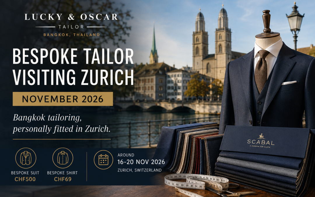 Bangkok Tailor Visiting Canada Switzerland Germany: How Trunk Shows Abroad Work