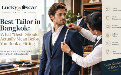 Best Tailor in Bangkok: What “Best” Should Actually Mean Before You Book a Fitting